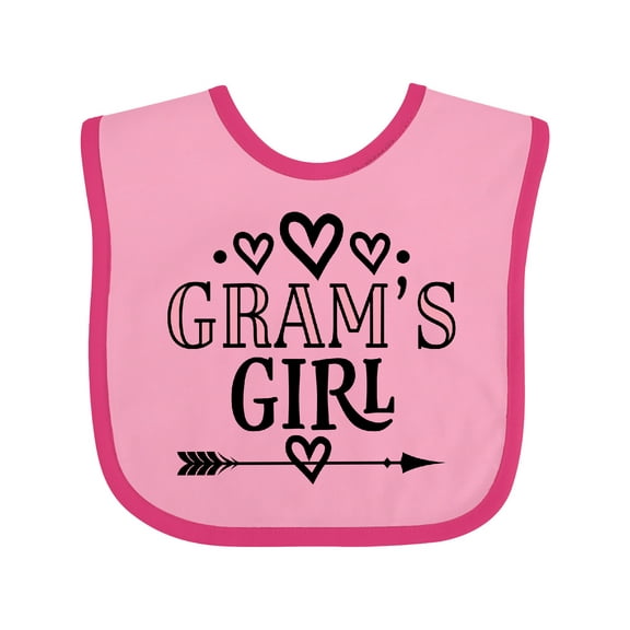 Inktastic Grams Girl Grandchild Girls Baby Bib