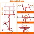 thumbnail image 3 of Kojooin 16 FT Drywall Lift Panel Hoist Jack, Foldable Adjustable Sheetrock Lift with 3 Lockable Wheels for Ceiling or Wall Work, 3 of 7