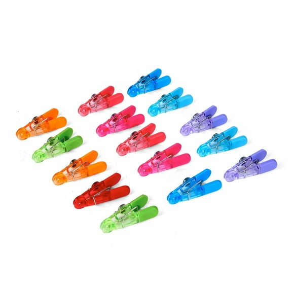 Farberware Colourworks Set of 15 Bag Clips, Translucent Colors