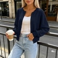 thumbnail image 7 of yillto Cardigan for Womens Button down Long Sleeve Cardigans Sweaters Knit Casual Fall Clothes, 7 of 7