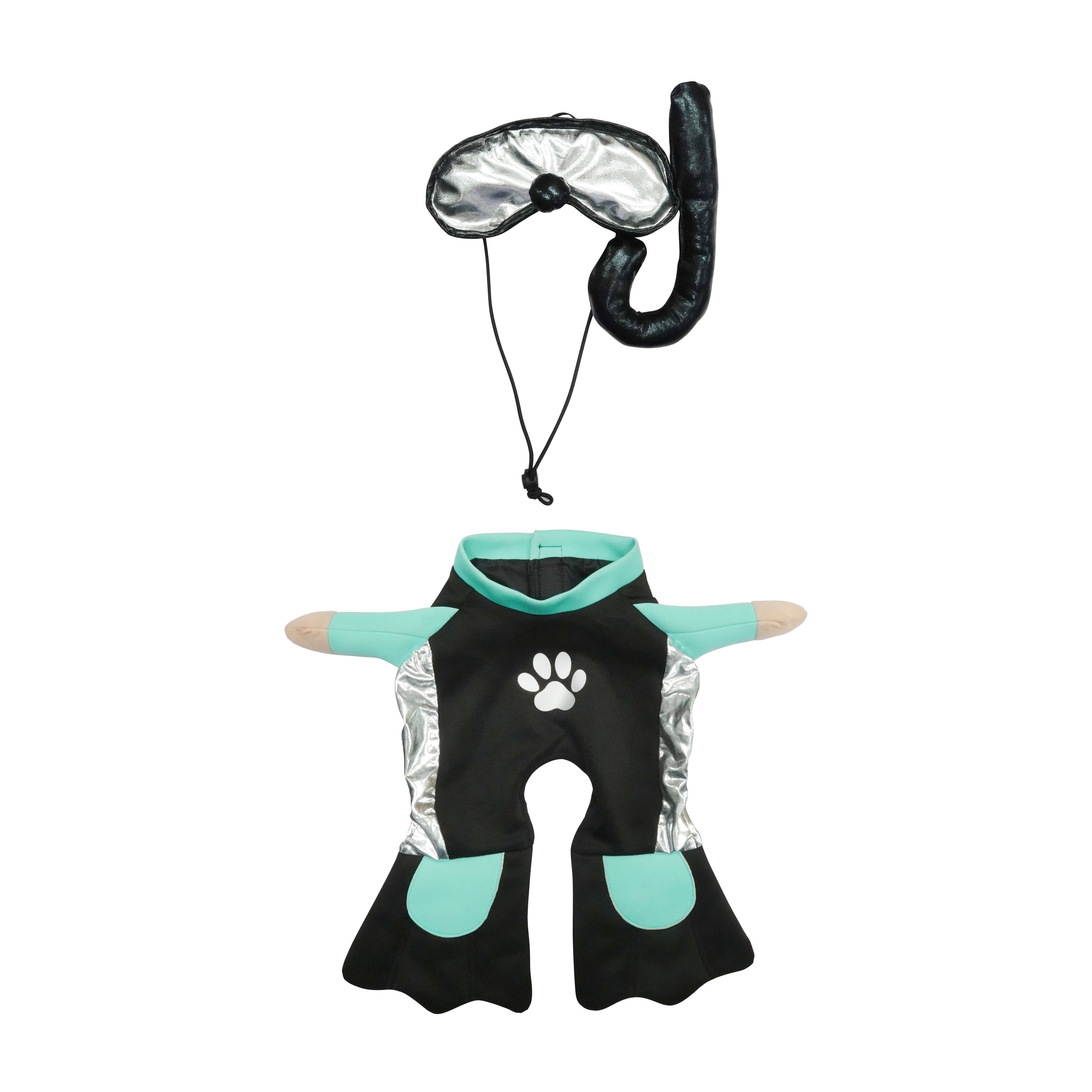Best Furry Friends Costume for Dogs or Cats, Scuba Diver, Medium