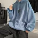 thumbnail image 4 of Sudaderas para Hombre Sudaderas con Capucha Estampado Azul Ropa de Hombre Con Capucha Overfit Ropa de Calle Diseñador Sencilla Una Pieza Bienvenida Oferta Otoño, 4 of 5