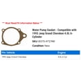 thumbnail image 2 of Water Pump Gasket - Compatible with 1993 Jeep Grand Cherokee 4.0L 6-Cylinder, 2 of 2