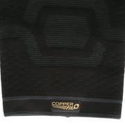 Copper Fit® ICE Compression Knee Sleeve, Menthol Infused, 3XL, Black, 1-Pack, FSA HSA Eligible