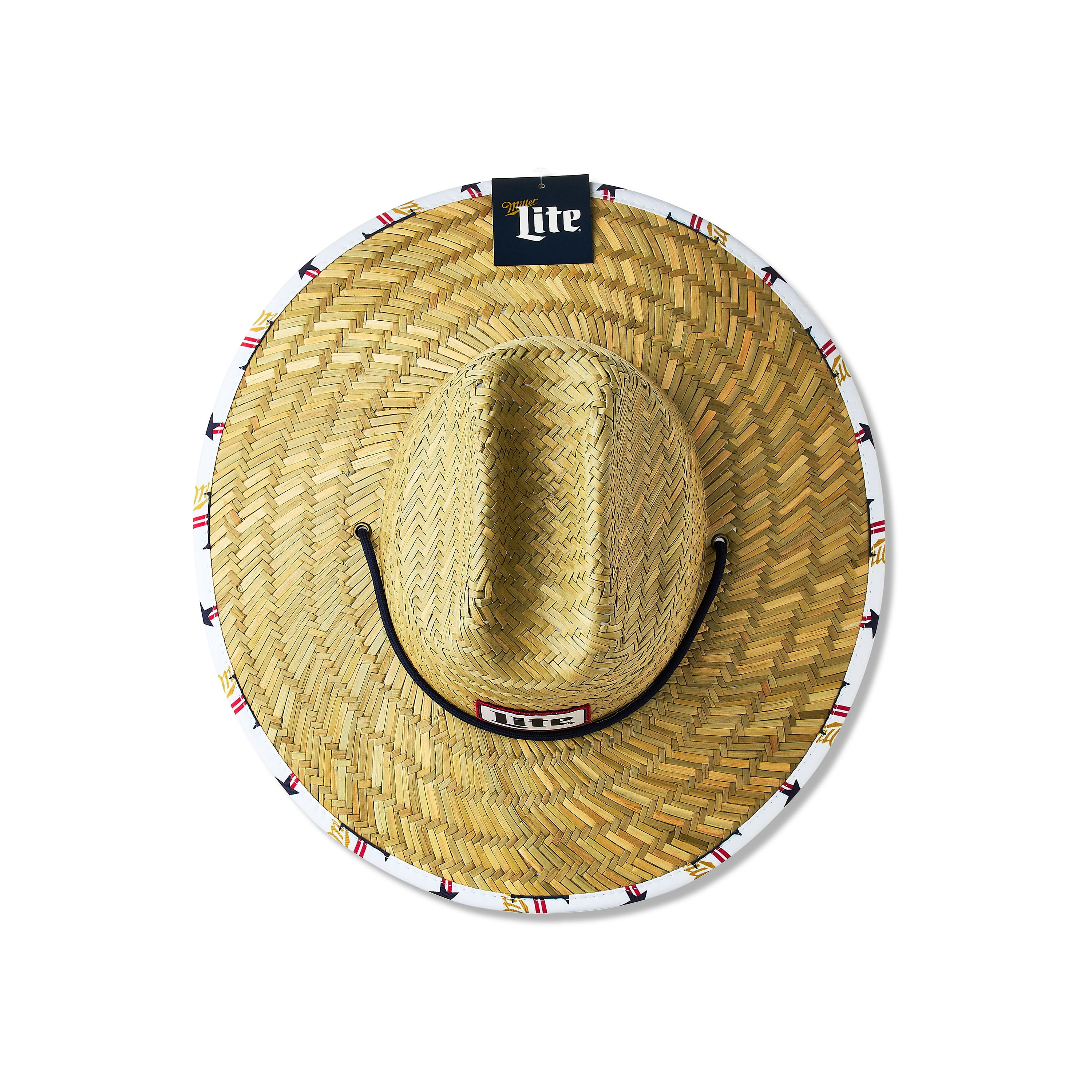 4th of July Miller Lite Straw Hat