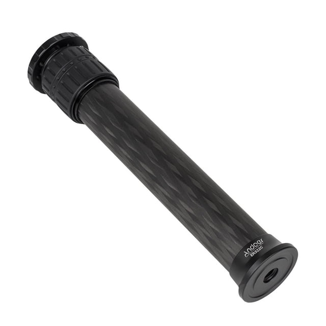 Extensor de trípode Andoer ER322C Tubo de 32 mm de diámetro Extensor de trípode de fibra de carbono Tubo de extensión de columna central de 2 secciones Compatible con Zhiyun FeiyuTech hohem Gimbals de Andoer Extensor de trípode