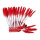 thumbnail image 1 of Diadema india para la cabeza, tocado de plumas indias para fiestas, carnavales y espectáculos. Blanco Rojo, 1 of 7