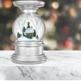thumbnail image 5 of Haute Decor 6.5 Inch Tall Log Cabin Christmas Snow Globe with Candle Holder & Automatic Timed Snowfall and Lights, 5 of 6