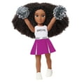 thumbnail image 6 of HBCyoU Cheer Captain Alyssa 18-inch Doll & Accessories, Curly Hair, Medium Brown Skin Tone, 6 of 13