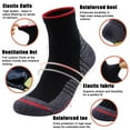 thumbnail image 6 of LWFBDTK Men’s Ankle Socks, Low Cut Breathable Cushioned Casual Socks, 5 Pack Black (Shoe Size 7-12), 6 of 6
