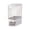 White, variant on Rice Dispenser Container, Large 25lbs Airtight Cereal Storage Bin with Measuring Cup and One-Touch Button Moister Proof Grain Storage Box for Kitchen Organization, White
