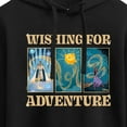 thumbnail image 3 of Disney Wish - Wishing For Adventure Grid - Juniors Cropped Pullover Hoodie, 3 of 5