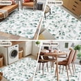 thumbnail image 6 of Sage Green Leaf Area&nbsp;Rug 3x5ft Eucalyptus Leaf Non-Slip&nbsp;Washable Square&nbsp;Rugs Soft Felt Indoor Floor Mat for Bedroom Kitchen Living Room Bathroom, 6 of 9