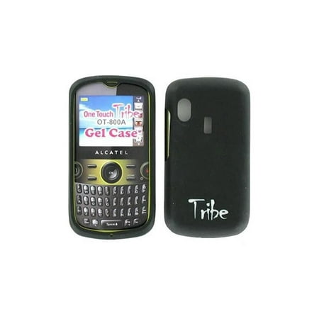 Alcatel Silicone Gel Skin Case for One touch tribe - Black