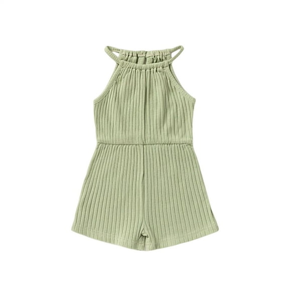 Sngxgn Baby Girl Outfit Print Sweatshirt Romper Long Sleeve Bubble Bodysuit(Green,2-3 Years)