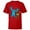 Red, variant on Disney Pixar Monsters University Sulley and Mike T-Shirt - Short Sleeve T-Shirt for Kids - Customized-White