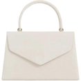 thumbnail image 1 of Retro Suede Tote Style Wedding Ladies Party Prom Evening Clutch Hand Bag Purse, 1 of 3