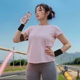 thumbnail image 6 of Unique Bargains 1 Pair of Sweat Absorbent Quick Drying Sports Wristbands Black M, 6 of 6