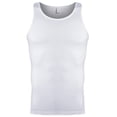thumbnail image 5 of Men's Ribbed Tank Tops Gym Bodybuilding Workout Shirt Fitness Y-Back Muscle T Shirts XL, 5 of 6