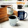 thumbnail image 5 of Christian Art Gifts Coffee Mug Soar on Wings Like Eagles Isaiah 40:31 Scripture, 15 oz, Navy Blue, 5 of 6