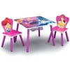 Disney Princess Wood Kids Storage Table and Chairs Set by Delta Children