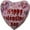 Hearts and Stripes, variant on PMU Valentine's Day "Puppy-I Chewz You" 27in Mylar-Foil Balloon (25/pkg)Pkg/1