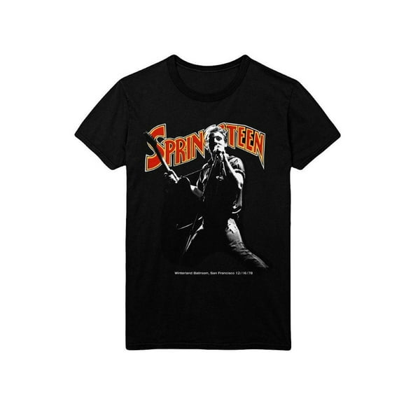 Bruce Springsteen Adult Winterland Ballroom Singing T-Shirt