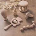 thumbnail image 2 of Wooden Rattles Baby Toys Grasping Toys Wood Ring Montessori Toys Set 8pcs, 2 of 7