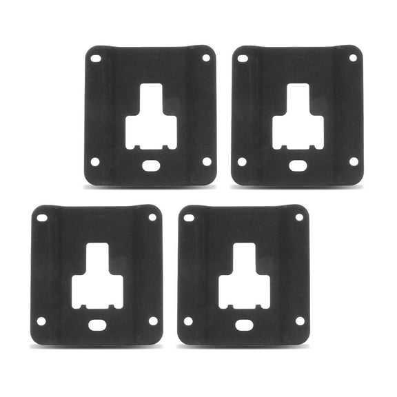 Geelife For 15-21 F-150 Truck Bed Cleats Tie Down Plates with Screws For 15-21 F-150