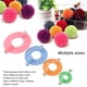 thumbnail image 4 of Herramientas de bolas de plástico Bolas de mano Kits de tejedor Herramienta de telar para tejer Bufanda Decoraciones Suministros de costura Color al azar 4 piezas Guardurnaity HA009159-00, 4 of 6