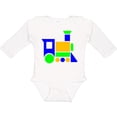 thumbnail image 3 of Inktastic Cute Colorful Train Boys or Girls Long Sleeve Baby Bodysuit, 3 of 5