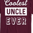 thumbnail image 3 of Instant Message - Coolest Uncle Ever - Men's Short Sleeve Graphic T-Shirt, 3 of 6