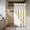 Gray Turmeric, variant on Sage Green Grey Stripe No Hook Shower Curtain Waterproof,Bathroom Curtains with Snap in Liners and See Through Top Window,Modern Farmhouse Vertical Striped Hotel Bathtub Curtains Shower 60"Wx72"L