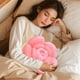 thumbnail image 4 of Cojín para sofá con flor de rosa | Acento decorativo de algodón suave para el hogar | Regalo para el Día de la Madre | Cojín mullido y acogedor | Cojín decorativo para sofá, cama o silla | 30x30x5, 4 of 6