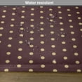 thumbnail image 6 of Ambesonne Abstract Place Mats Set of 4, Old Fashion Retro Dots, Standard Size, Brown Beige, 6 of 6