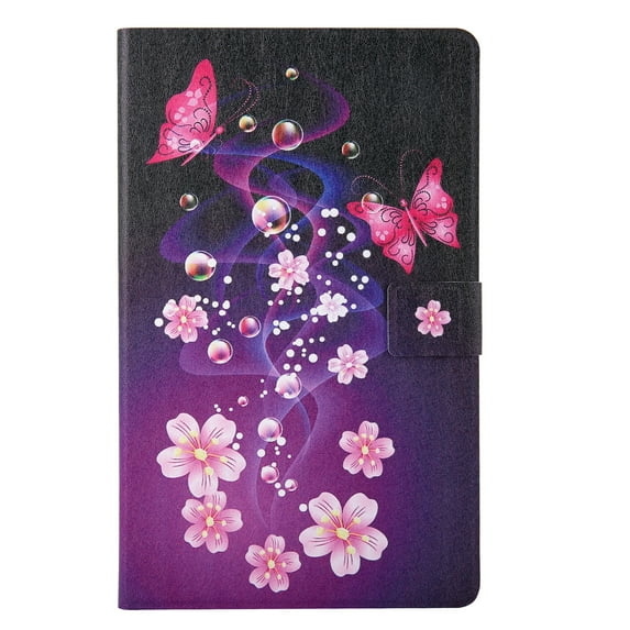 Allytech Galaxy Tab A 8.4 Inch Case 2020, Premium PU Leather Colorful Patterns Folio Multiple Angle Stand Protection Flip Cover for Samsung Galaxy Tab A 8.4" Tablet (SM-T307), Butterflies