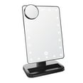 thumbnail image 3 of Impressions Vanity Touch XL Dimmable LED Makeup Mirror, Tabletop Lighted Vanity Mirrors (Black), 3 of 12