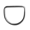 thumbnail image 1 of Anillos en D de acero inoxidable Anillos medio redondos Anillo medio redondo Hebilla de cinturón Mochila D 40x37x5 mm Zulema Anillo de cinturón de peso D, 1 of 6