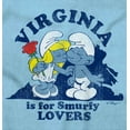 thumbnail image 2 of Virginia is for Lovers VA Cute Smurfs Unisex Plus Size Graphic Tee Brisco Brands 2X, 2 of 5