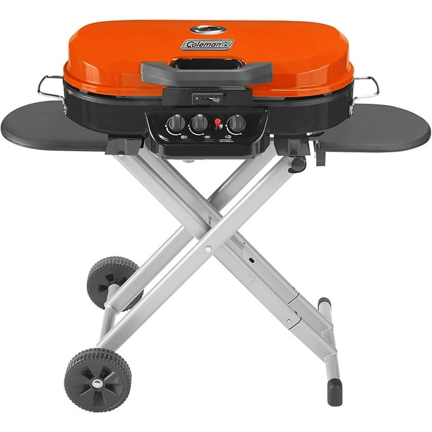 Coleman RoadTrip 285 Portable StandUp Propane Grill, Orange Walmart