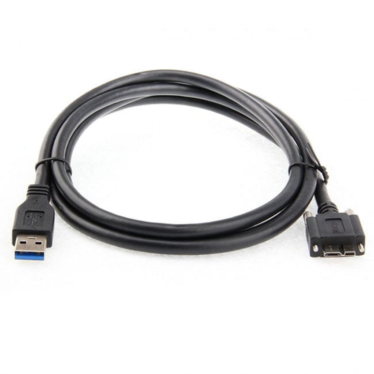 Xiwai USB 3.0 A type Cable Male to Micro USB 3.0 B Male with Mount Panel Screws for Hard Disk Mobile Phone