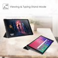 thumbnail image 4 of Case for Samsung Galaxy Tab A 10.1 T510 / T515 2019 - Ultra Slim Superlight Synthetic Leather Protective Case with Stand Function for Samsung Galaxy Tab A 10.1 Inch 2019 Tablet, EYE, 4 of 7