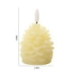 thumbnail image 3 of Fiudx Vela Led para Árbol de Navidad, Luz Sin Llama a Pilas, Brillo Cálido Parpadeante, Segura para Mascotas, Decoración para El Hogar, Dormitorio, Fiesta, Decoración Navideña, Tamaño de 10 Cm, 3 of 6