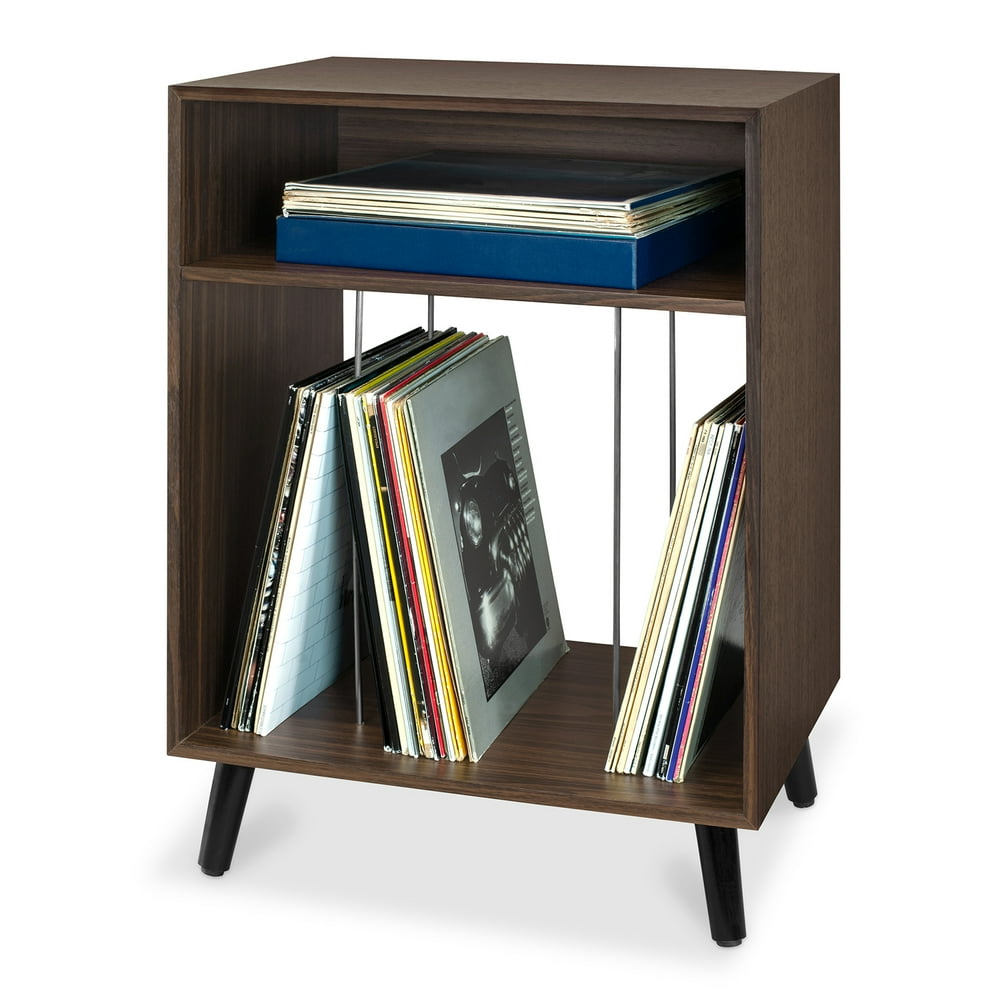 Victrola's Entertainment Stand with Record Holder, Espresso Walmart
