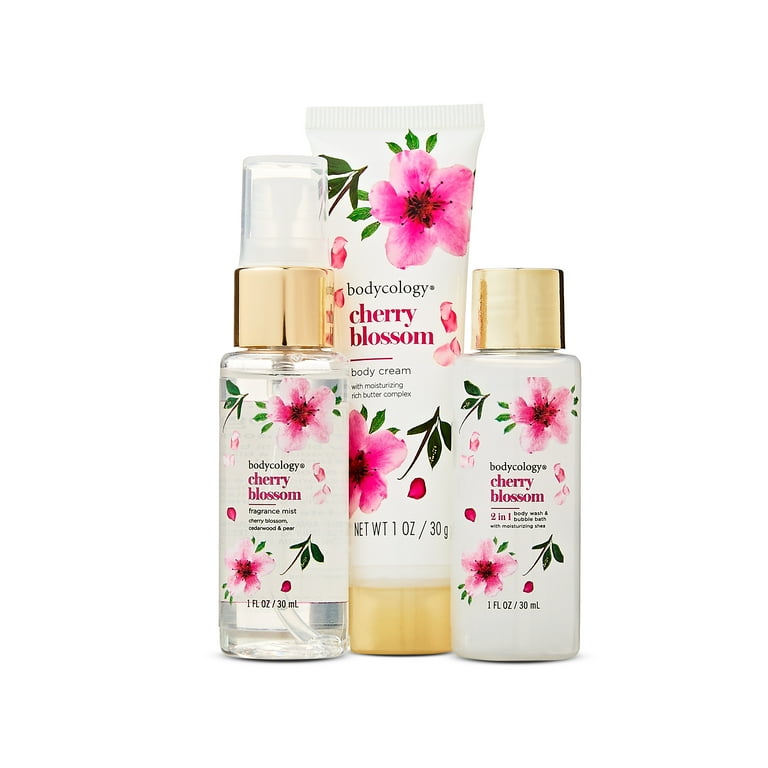 Bodycology Cherry Blossom Stocking Stuffer, 3 Pieces