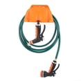thumbnail image 2 of Hose Holder Wall Mounted Metal Hose Rack Hose Rack Heavy Duty Water Hose Holder, 2 of 11