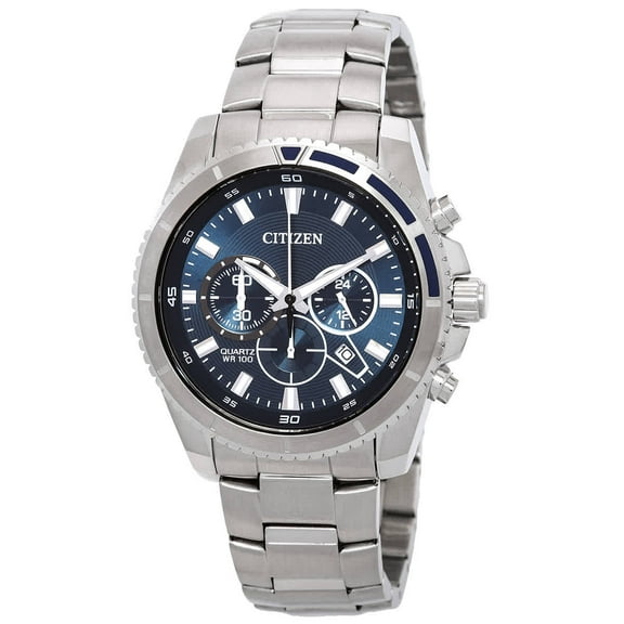 Citizen Chronograph Quartz Blue Dial Men's Watch AN8201-57L