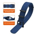 thumbnail image 3 of ANNEFIT Nylon Watch Band 16mm, One-Piece Waterproof Military Watch Straps with Heavy Black Buckle (Blue), 3 of 4