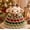 F, variant on Crochet Animal Christmas Tree DIY Kit,Christmas Yarn Craft Set with Animal Character Design,Handmade Holiday Ornament Making Kit,DIY Crochet Decoration for Home Tabletop Display (B)