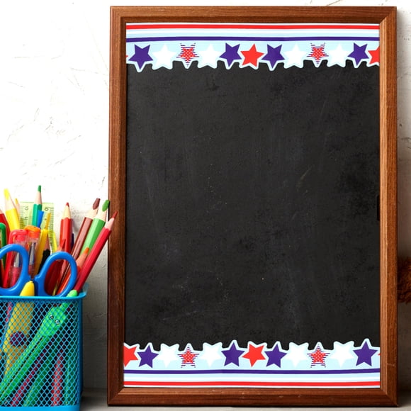 FENGGUIQU Borde Decorativo De Papel Con Multicolor Para Tableros En Escuelas Y Oficinas